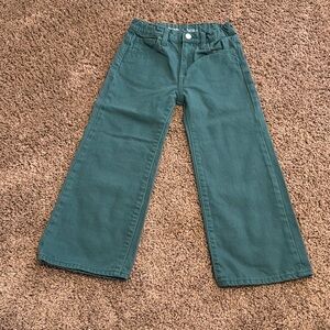Old Navy Green Jeans Wide-Leg Style
